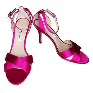 NWOB New Nina Contesa Fuscia Strappy Heels Pumps Size Womens Size 6.5 M